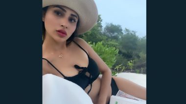 Mouni Roy Poses in a Black Bikini and Straw Hat; Actress Shares Pictures From Her Exotic Trips and Gives Glimpse of Her Sexy Outfits