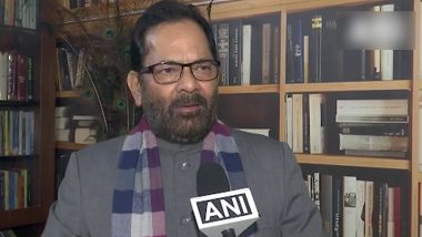 Muslim Votes Are Being ‘Chewed Like Chewing Gum’ and Chucked Like Castaway, Says BJP Leader Mukhtar Abbas Naqvi