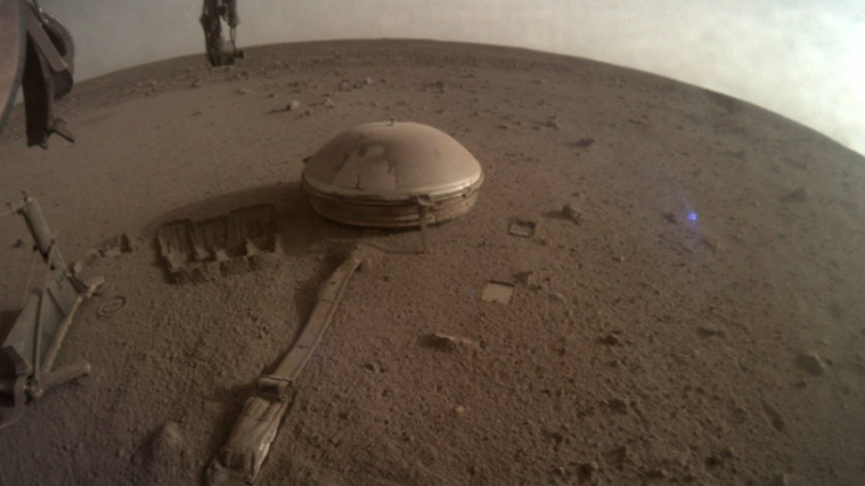 NASA’s Mars InSight Lander Posts Its Last Image on Twitter As It Prepares To Fall Silent Anytime
