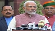 Winter Session 2022: PM Narendra Modi Urges Leaders of Both Houses of Parliament Function Smoothly To Ensure Productive Session (Watch Video)