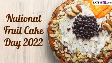 National Fruit Cake Day 2022: From Eggless to Bakery Style Fruit Cake, Easy and Delicious Recipes You Can Try at Home (Watch Videos)
