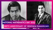 National Mathematics Day 2022: Date, History, Significance Of The Day That Marks The Birth Anniversary Of Srinivasa Ramanujan