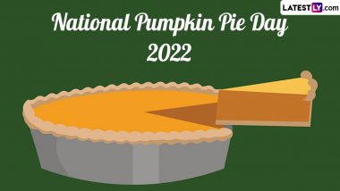 National Pumpkin Pie Day 2022 in United States: Get Easy and Delicious Recipe To Enjoy Pumpkin Pie As You Celebrate Christmas (Watch Video)