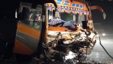 Gujarat Road Accident: Nine Killed, 25 Injured After SUV Collides With Luxury Bus in Navsari District