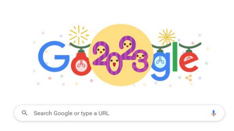 New Year's Day 2023 Google Doodle Is the Perfect Way To Kick Off the First Day of the New Year!