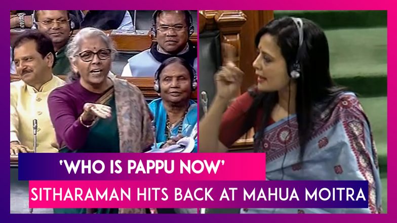 Nirmala Sitharaman Hits Back At Mahua Moitra On Her ‘Pappu’ Jibe, Says ...