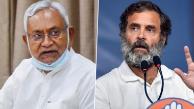 Bihar CM Nitish Kumar Has No Issue If Rahul Gandhi Is Named Opposition Parties' PM Face in 2024 Lok Sabha Elections