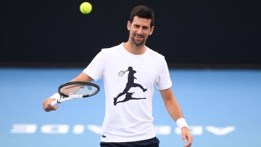 Novak Djokovic Begins Training for Australian Open 2023 in Adelaide, Serbian Tennis Star Was Deported Last Year After Refusing to Take COVID-19 Vaccine