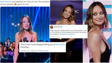 Olivia Wilde's ‘Nipples’ Take Over Twitter After Don’t Worry Darling Director’s ‘Naked Dress’ Gets Blurred on TV at People’s Choice Awards 2022