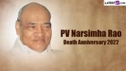 PV Narasimha Rao Death Anniversary 2022: All You Need To Know About The Former PM Who Liberalised The Indian Economy
