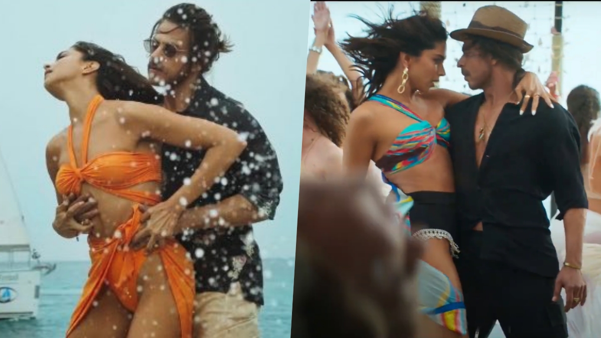 Pathaan Song 'Besharam Rang' VIDEO: Sexy Shah Rukh Khan, Deepika Padukone  Raise Temperature With Their Hot Bods and Sizzling Chemistry | LatestLY