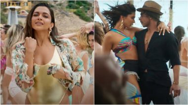 Pathaan Song ‘Besharam Rang’ Hot Video: A Sneak Peak at Sexy Deepika Padukone & Shah Rukh Khan’s Style