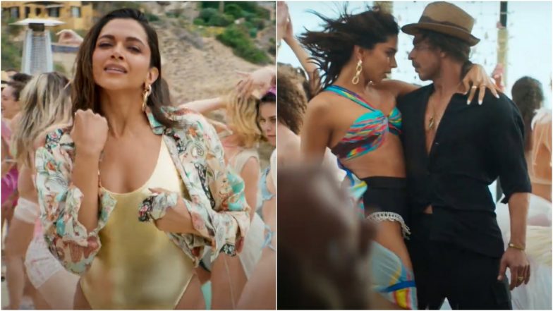 Pathaan Song ‘Besharam Rang’ Hot Video: A Sneak Peak at Sexy Deepika Padukone & Shah Rukh Khan’s Style