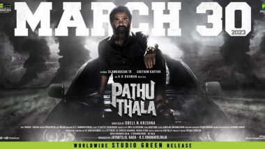 Pathu Thala Release Date: Silambarasan TR’s Film To Arrive in Theatres on March 30, 2023! Check Out STR’s Look From Krishna’s Directorial