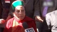 Himachal Pradesh Government Formation: Political Drama Starts in Shimla, Slogan Raised in Favour of Congress Chief Pratibha Singh for CM Post