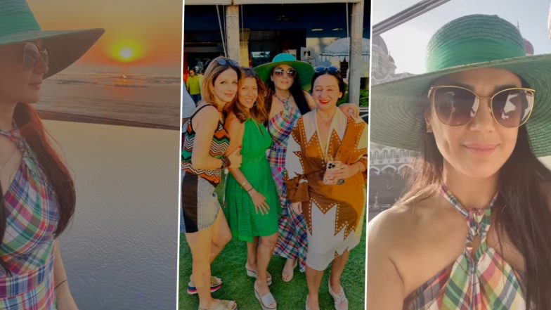 Preity Zinta Shares Glimpse of Her Fun-Filled Outing With Friends Sussanne Khan, Arslan Goni, Karisma Kapoor (Watch Video)