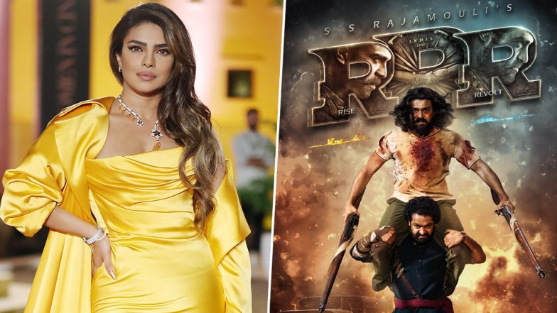 RRR Bags Two Golden Globes Nominations: Priyanka Chopra Congratulates SS Rajamouli, Jr NTR, Ram Charan, Alia Bhatt on Social Media