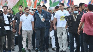 Bharat Jodo Yatra: Former RBI Governor Raghuram Rajan Joins Congress' Padyatra in Rajasthan (See Pics and Video)