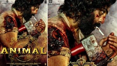 Animal First Poster Out! Ranbir Kapoor Looks Bloody Intense in His First Look From Sandeep Reddy Vanga's Film (View Pic)