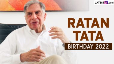 Ratan Tata Birthday 2022 Wishes: Leaders, Citizens Extend Greetings to Renowned Industrialist on His Special Day, Describe Him as 'Living Legend' (Check Tweets)