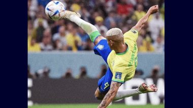 How to Watch Brazil vs Croatia, FIFA World Cup 2022 Live Streaming Online in India? Get Free Live Telecast of BRA vs CRO Football WC Match Score Updates on TV