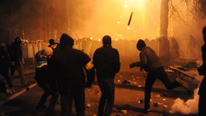 FIFA World Cup 2022: Police Conduct Arrests After Riots Break Out in Paris’ Champs Elysees As Morocco and France Advanced to Semifinals (Watch Video)