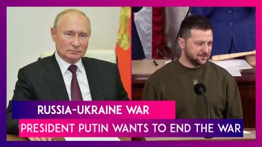 Russia-Ukraine War: President Vladimir Putin Wants To End The War, Says ‘The Sooner, The Better’