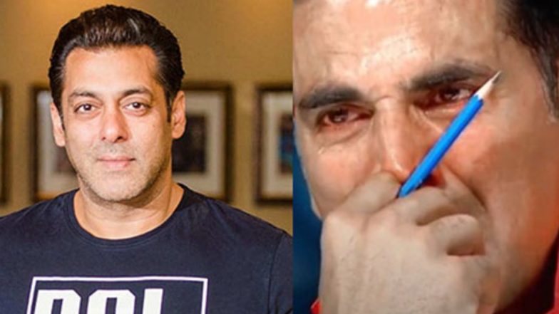 Salman Khan Shares Old Video Of Akshay Kumar Getting Teary-Eyed Post ...