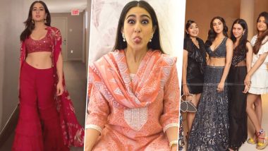 Sara Ali Khan Gives Glimpses of Her Shoots, Travels, Workouts, Swims and Much More As She Bids Adieu to 2022 (Watch Video)