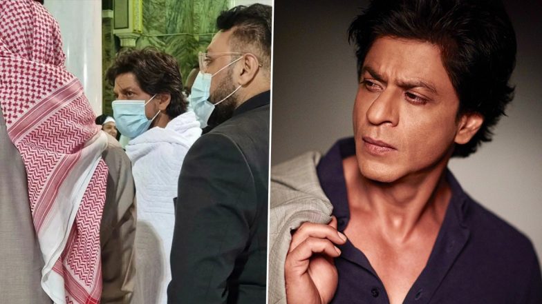 Shah Rukh Khan Performs Umrah at Mecca Post Wrapping Up Dunki Shoot in Saudi Arabia; Pics and Video Go Viral!