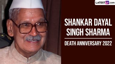 Shankar Dayal Sharma Death Anniversary 2022: Here's All You Need To Know About The Former President and Stalwart