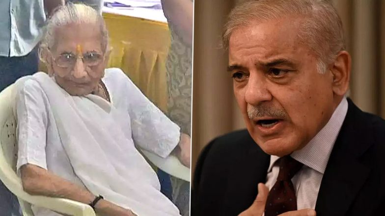 Heeraben Modi Dies: Pakistan PM Shehbaz Sharif Expresses Condolences Over Demise of PM Narendra Modi’s Mother