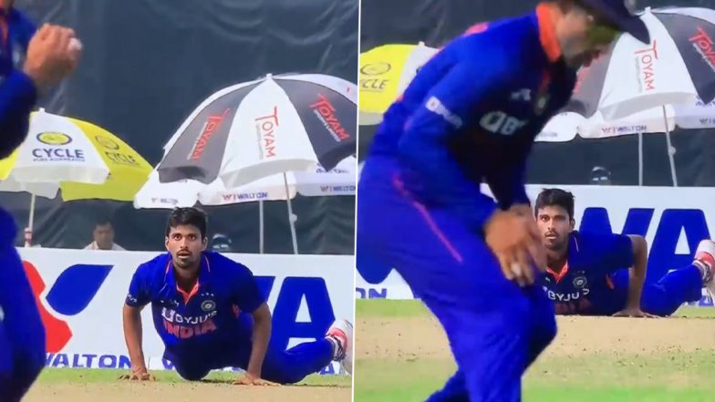 Shikhar Dhawan Completes Catch To Dismiss Shakib Al Hasan With His Thighs During IND vs BAN 2nd ODI 2022 (Watch Video)