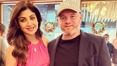 Shilpa Shetty Kundra Poses With Wayne Rooney and Says ‘Friday Night Done Right’ (View Pic)