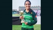 Sidra Ameen, Pakistan Batter, Named ICC Women&rsquo;s Player of the Month for November 2022