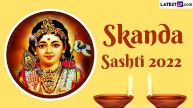 Skanda Sashti 2022 Images and HD Wallpapers for Free Download Online: Share Wishes, Greetings and WhatsApp Messages on This Day Dedicated to Lord Murugan