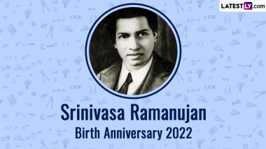 Srinivasa Ramanujan Birth Anniversary 2022 Images and HD Wallpapers for Free Download Online: Share WhatsApp Messages and Quotes on National Mathematics Day