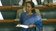 Supriya Sule&rsquo;s Saree Catches Fire in Pune, NCP MP Unhurt (Watch Video)&nbsp;