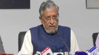 Same-Sex Marriage Unacceptable, Should Not Be Legalised in India, Says BJP MP Sushil Modi in Rajya Sabha (Watch Video)