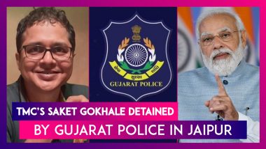 TMC’s Saket Gokhale Detained By Gujarat Police In Jaipur Over PM Modi’s Morbi Tweet