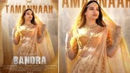 Bandra: Tamannaah Bhatia&rsquo;s First Look From Her Malayalam Film Starring Dileep Unveiled on Her Birthday (View Poster)