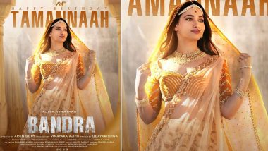 Bandra: Tamannaah Bhatia’s First Look From Her Malayalam Film Starring Dileep Unveiled on Her Birthday (View Poster)