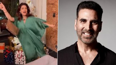 Twinkle Khanna Birthday: Akshay Kumar Shares Cute Video of Wifey Dancing and Singing To Wish Her on Her Special Day (View Post)