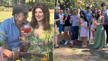 Twinkle Khanna's Birthday Celebration Is All About Hubby Akshay Kumar, Kids, Close Pals and Wine (View Pics)
