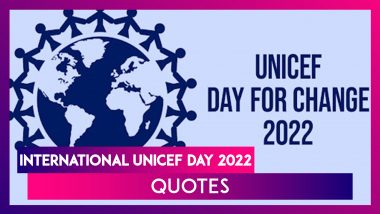 International UNICEF Day 2022 Quotes and Messages To Share on the Day Dedicated to Children