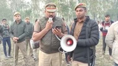 Uttar Pradesh: Amroha Police Seizes One-Hectare Land Worth Rs 41 Lakh Belonging to Illegal Seller of Cartridges