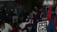 Delhi: UPSC Aspirants Hold Protest Against Central Government, Demanding Extra Attempt To Clear Exam, Citing COVID-19 Pandemic (Watch Video)