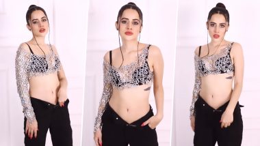 Uorfi Javed Takes Creativity to Next Level As She Stuns in an One-Sleeve Top Made From Can Caps (Watch Video)