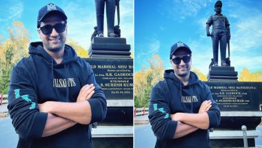 Vicky Kaushal Shares Photo Posing Next to Field Marshal Sam Manekshaw’s Statue on Instagram