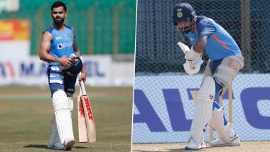 Virat Kohli, KL Rahul and Others Hit the Nets Ahead of 1st Test Against Bangladesh (See Training Pics)